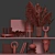 Mixed Bouquet Decor Set for Stylish Shelves 3D model small image 4