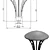 London 3 Park Lamp: Elegant Illumination 3D model small image 3