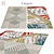 Elegant Patchwork Rug: 188 3D model small image 1