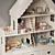 Dreamy Dollhouse with Dresser - 150/110/34 cm 3D model small image 3