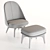 Elegant Solo Lounge Chair 3D model small image 4