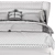 Luxurious Poliform Gentleman Bed 3D model small image 4