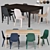 Modern Dining Set: ODGER & EKEDALEN 3D model small image 2