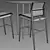 Sway Bar Stool by Gloster: Elegant and Comfortable 3D model small image 3