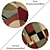 Round Carpets Set: Versatile and Realistic 3D model small image 2