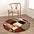 Round Carpets Set: Versatile and Realistic 3D model small image 4