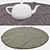 Round Carpets Set - Versatile and Detailed 3D model small image 3