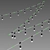 Adjustable Garland Belt Lights 3D model small image 4