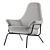 Hai Lounge Chair: Sleek Comfort 3D model small image 1