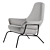 Hai Lounge Chair: Sleek Comfort 3D model small image 3