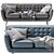 Elegant 2013 Sofa Rain 3D model small image 2