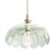 Vintage Green Glass Pendant Light 3D model small image 1