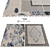 Luxury Velvet Carpets 3D model small image 1