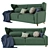 Modern Sancal FOLK Sofa 3D model small image 1