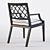 Elegant Outdoor Paladium Chair - Stylish Comfort for Your Space 3D model small image 3
