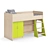 Modular Kids Bed | Legenda K34 3D model small image 1