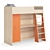 Legenda K37 Kids Modular Loft Bed 3D model small image 1