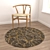 Round Carpets Set: Versatile 3D Rug Collection 3D model small image 4
