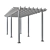 Modern Pergola PB: Sleek Design, Impressive Size 3D model small image 4