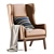 Ryder Leather Chair: Elegant Comfort for your Space 3D model small image 1