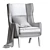 Ryder Leather Chair: Elegant Comfort for your Space 3D model small image 5