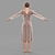 Elegant Dress Girl 3D model small image 2