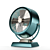 Retro-Inspired Air Circulator 3D model small image 1