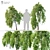 Pair of Petite Weeping Trees 3D model small image 1