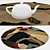 Versatile Round Carpets Set 3D model small image 3