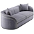 Anderson Luxury Sofa & Chair 3D model small image 2