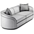 Anderson Luxury Sofa & Chair 3D model small image 5