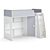 Modular Kids Loft Bed - Legenda K42B + LP42A 3D model small image 1