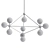 Possini Euro Gable 44" Black Chandelier 3D model small image 2