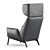 Elegant Hermann Armchair: Modern Design 3D model small image 4