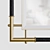 Atlanta Brass Mirror 3D model small image 3