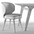 Edward Dining Set: Stunning Table & Louis Chairs 3D model small image 5