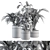 Botanical Bliss Set: 136 Indoor Plants 3D model small image 5