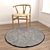 Versatile Round Carpets Set 3D model small image 4