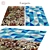 Vibrant Medley Modern Rug 3D model small image 1