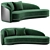 Mouna: Premium Sofa and Chair 3D model small image 2