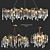 Elegant Teardrop Chandeliers by John-Richard 3D model small image 1