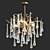 Elegant Teardrop Chandeliers by John-Richard 3D model small image 4