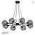 Elegant Amber Chandelier | 2014 Design 3D model small image 1