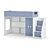 Modular Kids Loft Bed Set 3D model small image 2