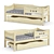 Legenda KM15 Solid Wood Children's Bed 3D model small image 6