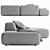 Lema Cloud 3D Sofa: Realistic Design & Accurate Topology 3D model small image 4