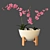 Delicate Orchid Bloom 3D model small image 3