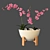 Delicate Orchid Bloom 3D model small image 4