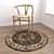 Round Carpets Set: Versatile and Realistic 3D model small image 4