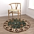 Round Rug Set: Versatile and Stylish 3D model small image 4